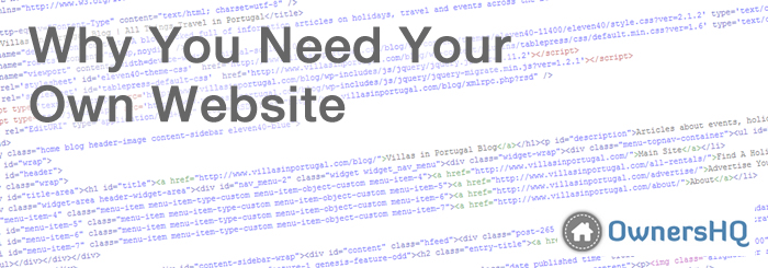 Why you need your own website